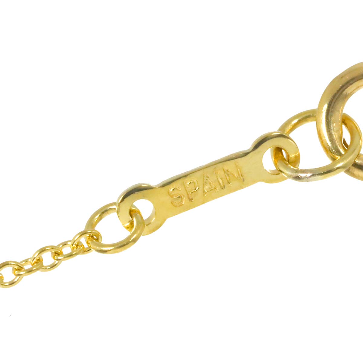 Open Heart Diamond Necklace 18K Yellow Gold 750