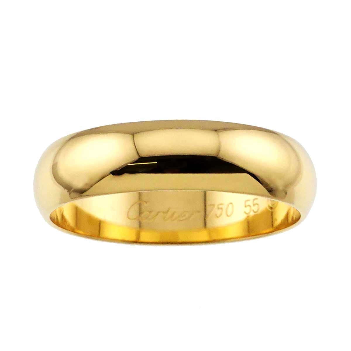 1895 Classic Band Ring 18K YG 750 size55 7.25(US)