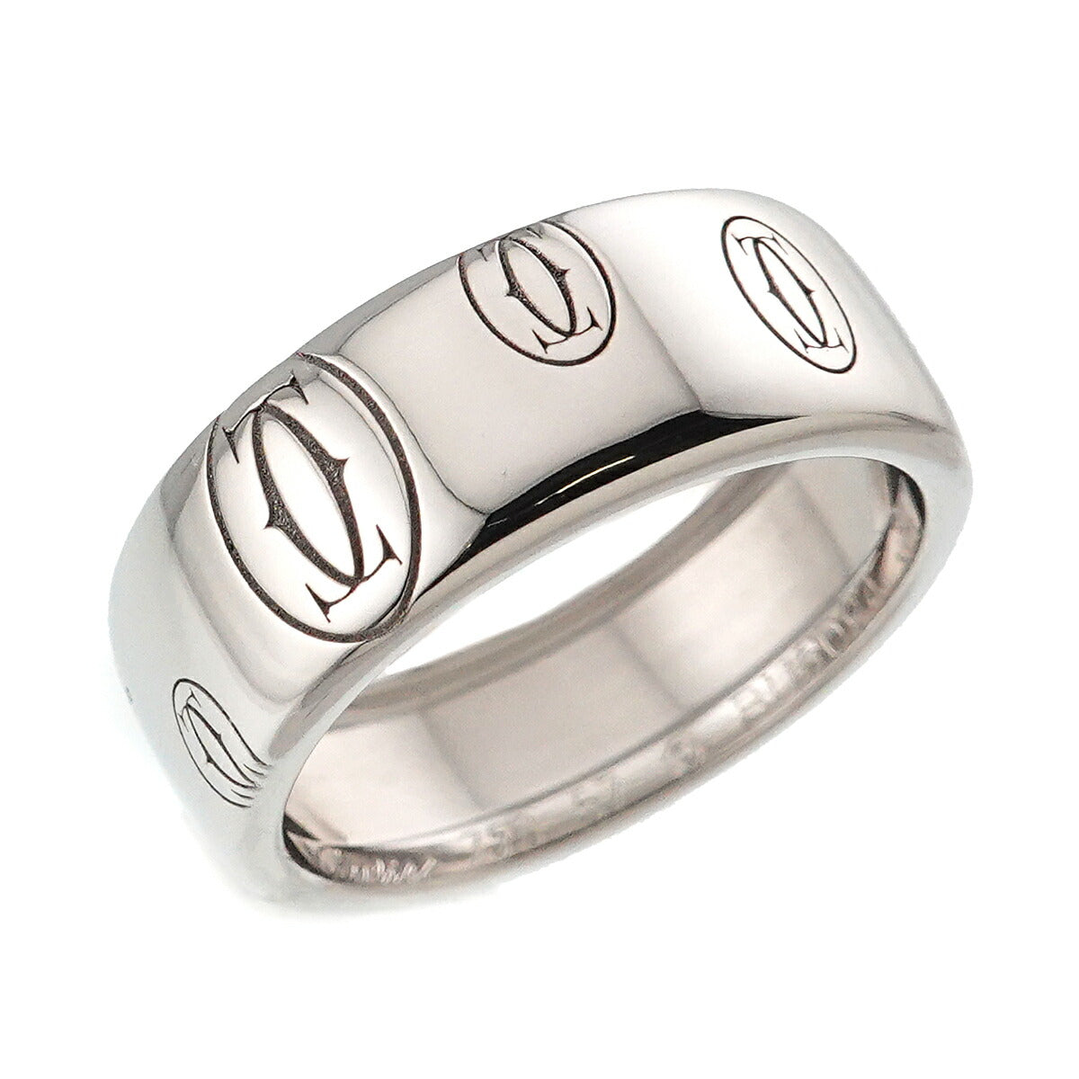 Happy Birthday LM Ring 18K WG 750 Size57 7.75-8(US)