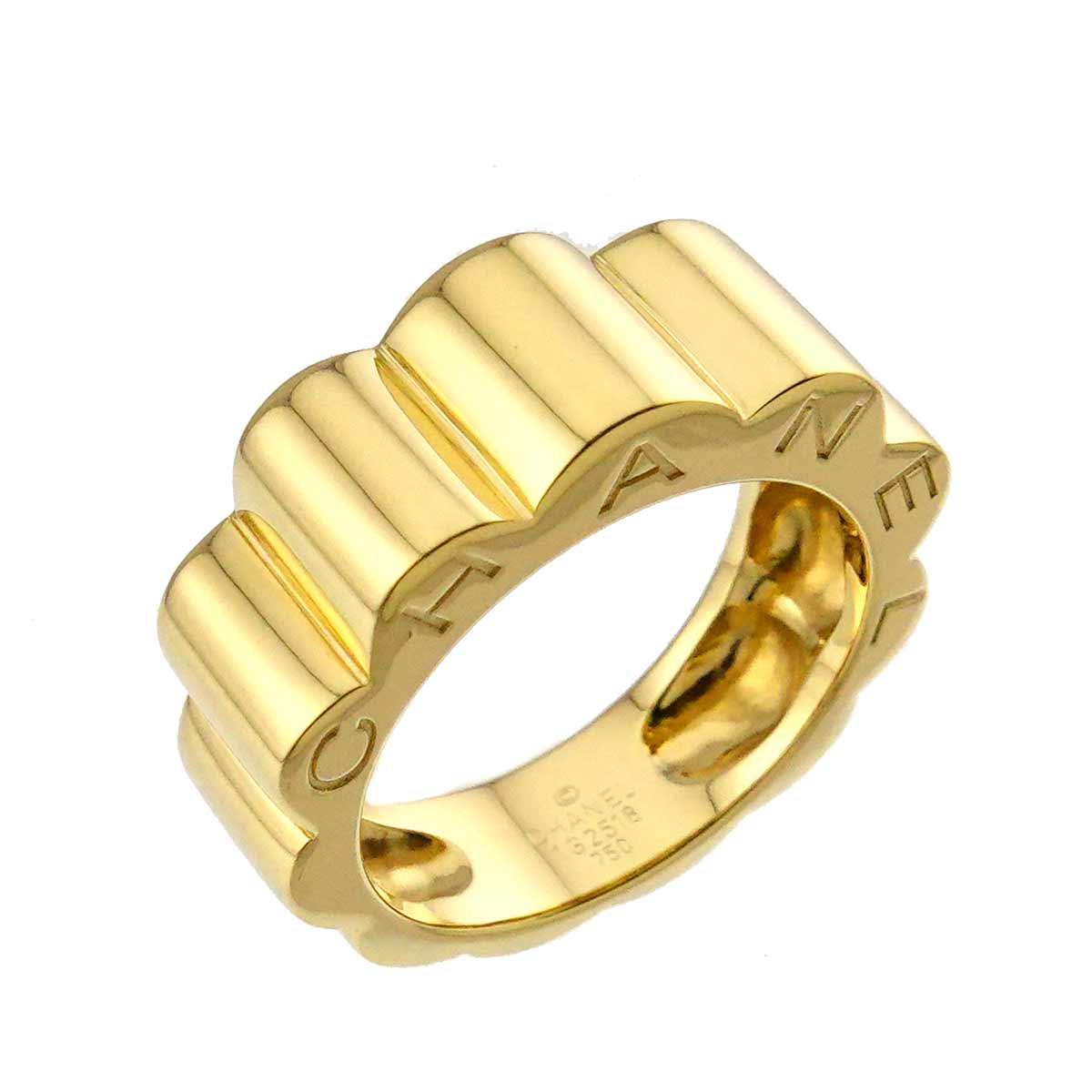 Profile de Camellia Ring 18K Yellow Gold 750 Size8.25(US)