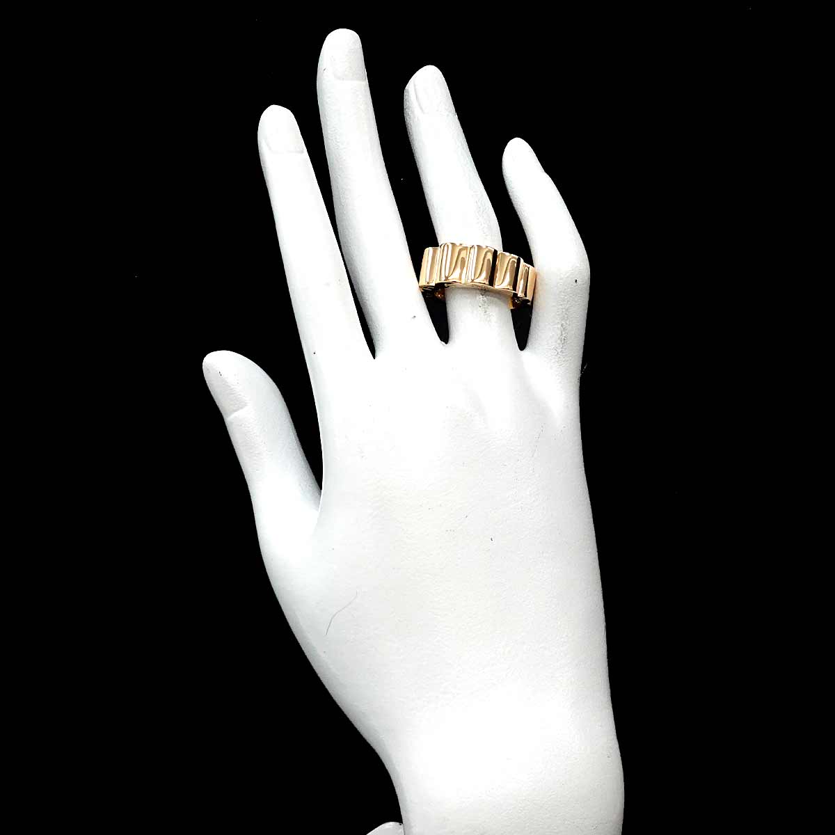 Profile de Camellia Ring 18K Yellow Gold 750 Size8.25(US)