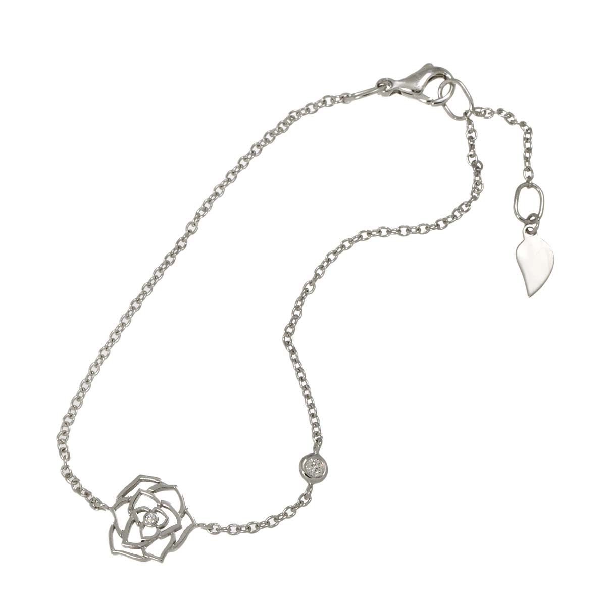 Rose Diamond Bracelet 18K WG 750