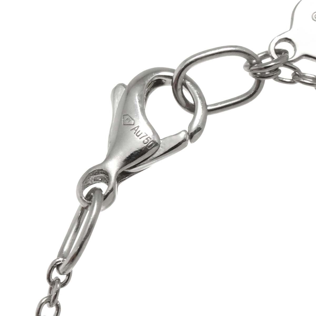 Rose Diamond Bracelet 18K WG 750