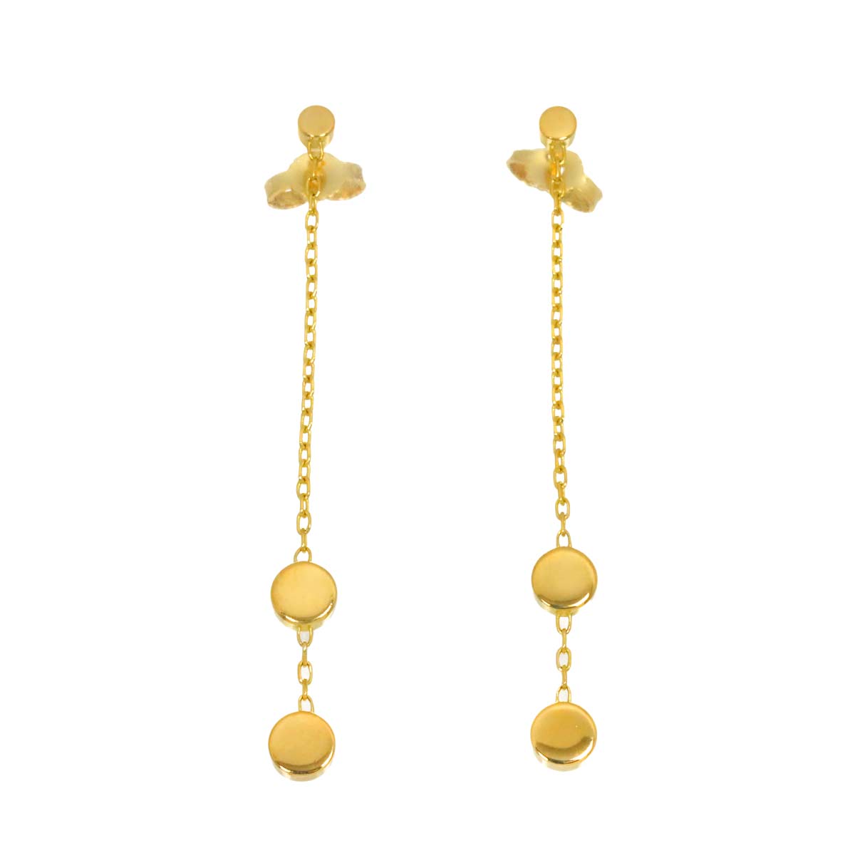 Earrings Pierced 18K Yellow Gold 750