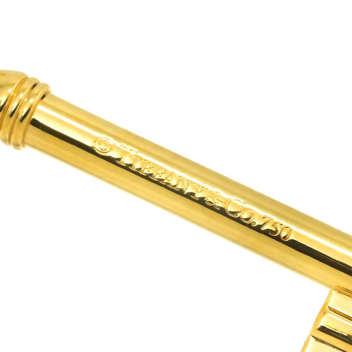 Oval Key Necklace 18K Yellow Gold 750