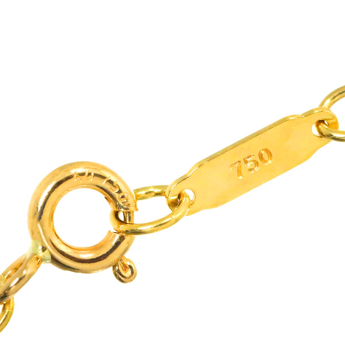 Oval Key Necklace 18K Yellow Gold 750