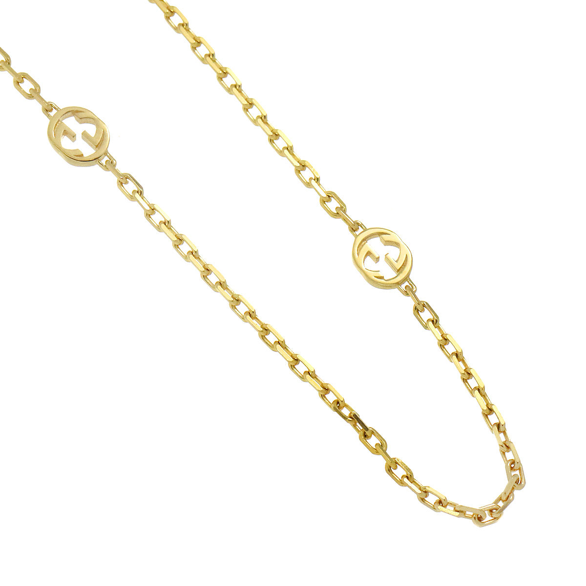Interlocking G Necklace 18K Yellow Gold 750