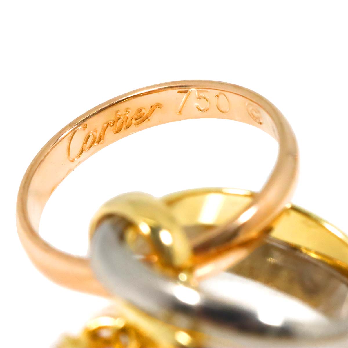 Trinity Necklace 18K YG WG PG 750