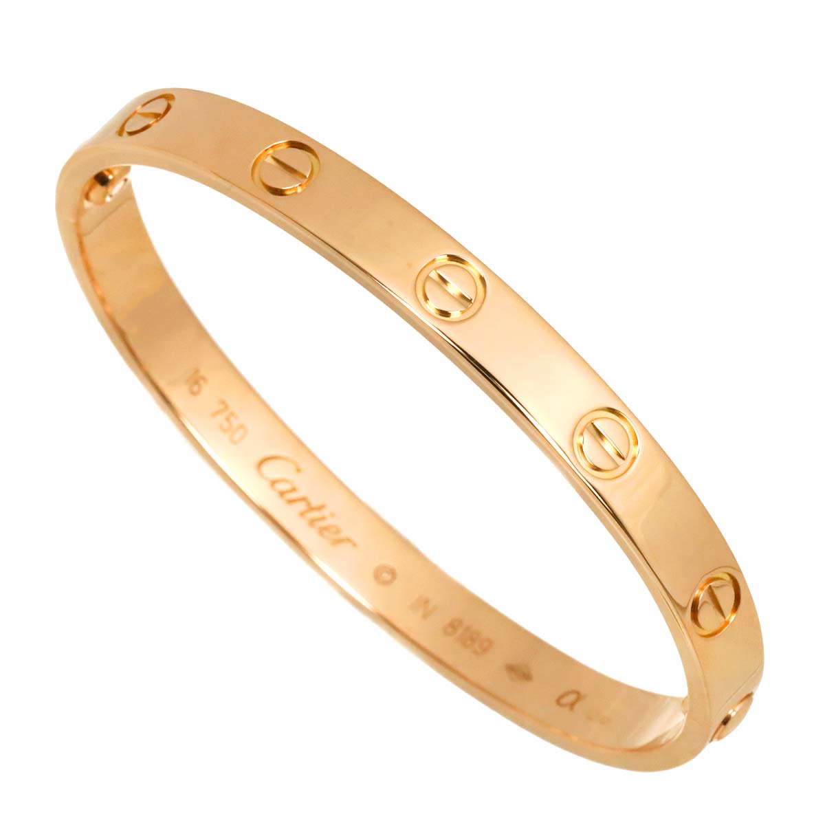 Love Bracelet Bangle 18K Pink Gold 750 Size16