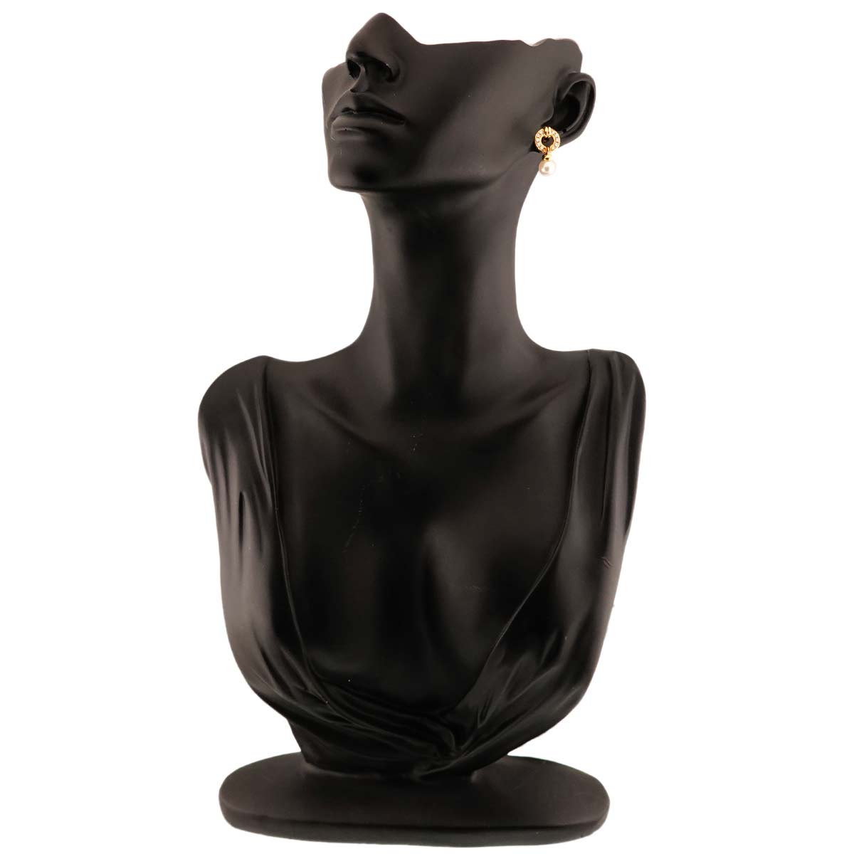 Doornock Akoya Pearl Diamond Earrings Pierced 18K 750