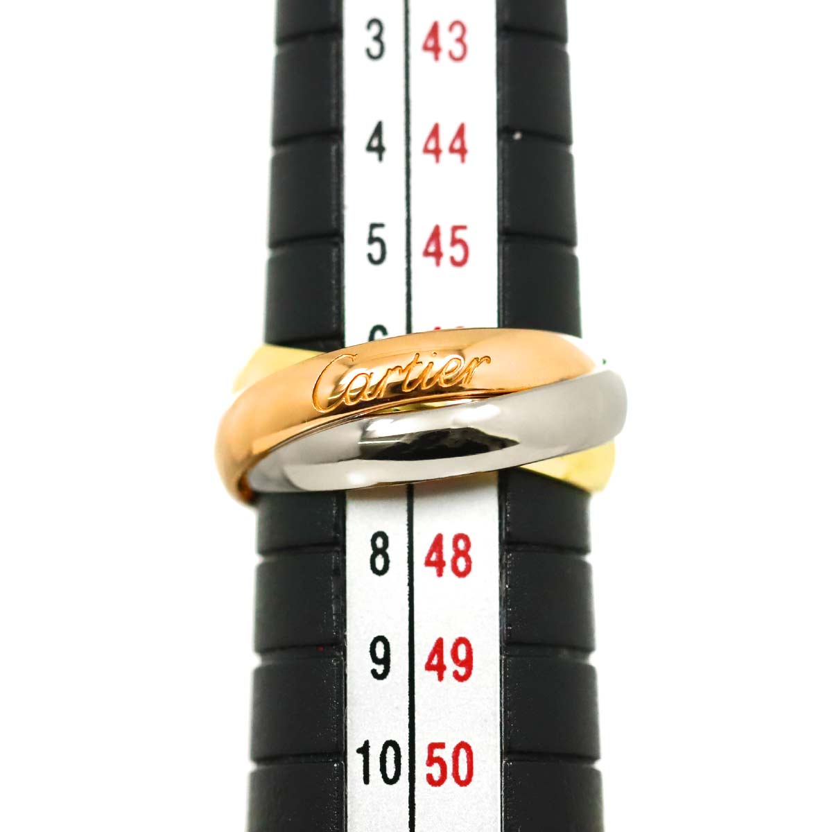 Trinity MM Ring 18K YG WG PG 750 Size46 3.75(US)