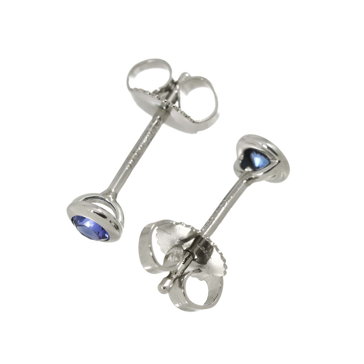 By The Yard Sapphire Earrings Pierced Pt