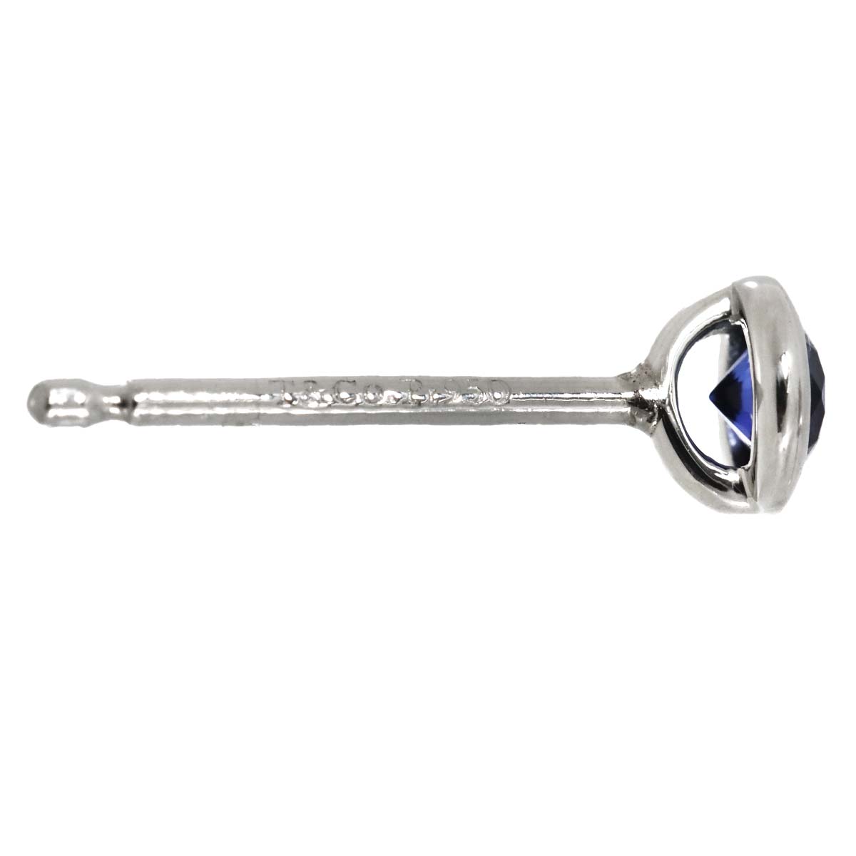 By The Yard Sapphire Earrings Pierced Pt