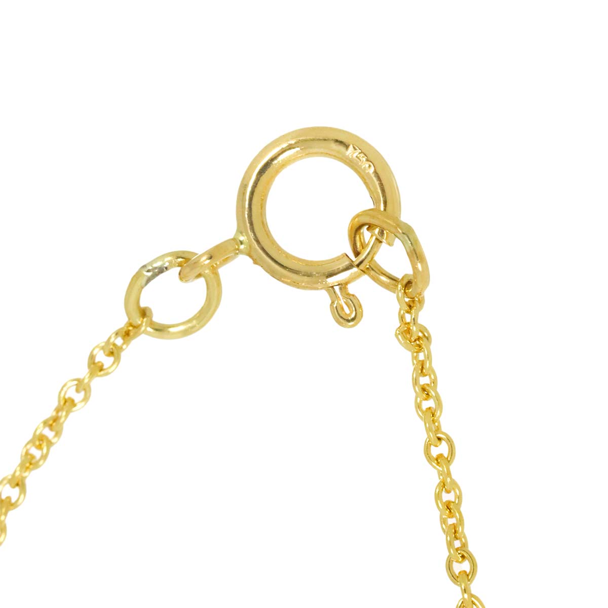 Butterfly Diamond Necklace 18K Yellow Gold 750