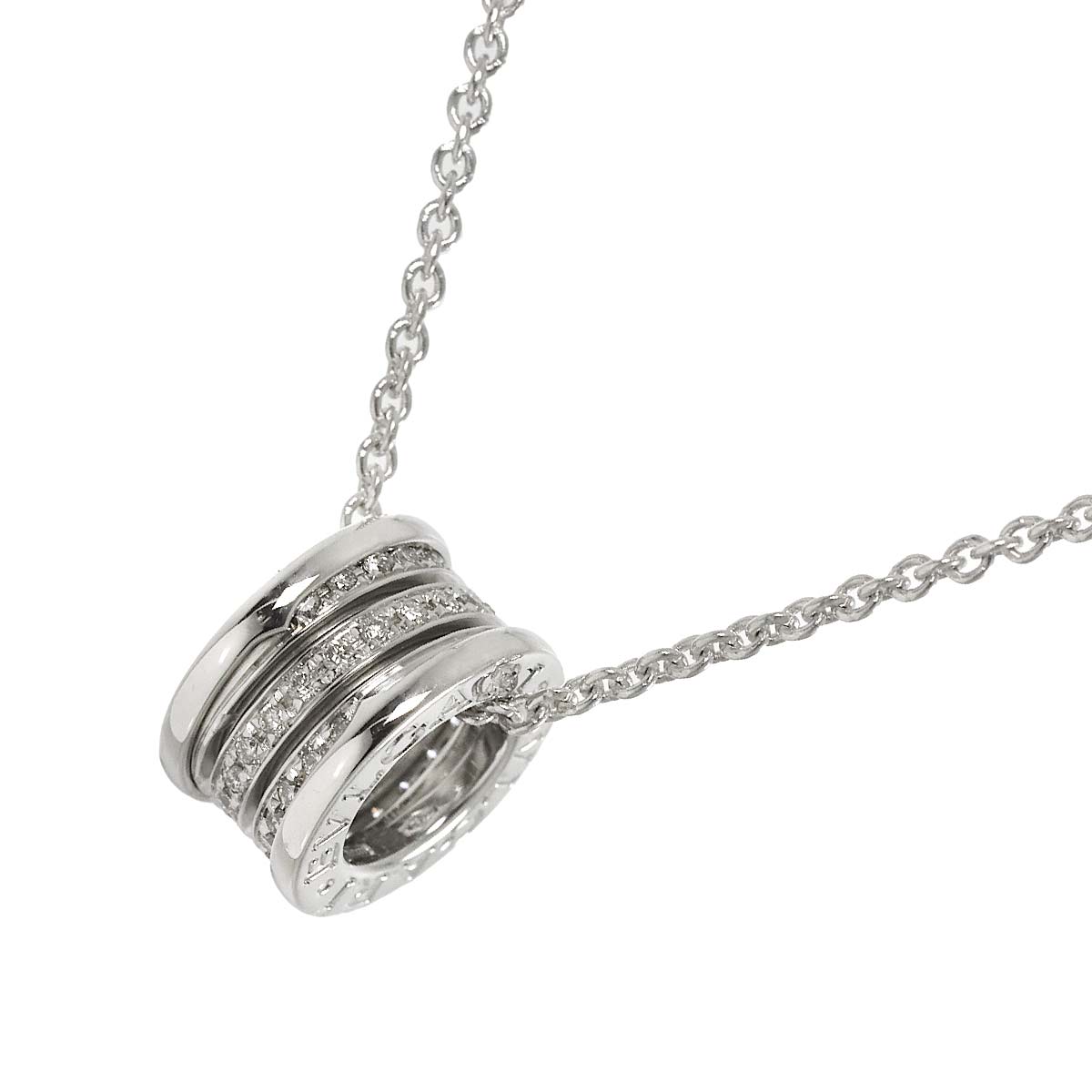 B-ZERO1 Diamond Necklace 18K WG White Gold 750