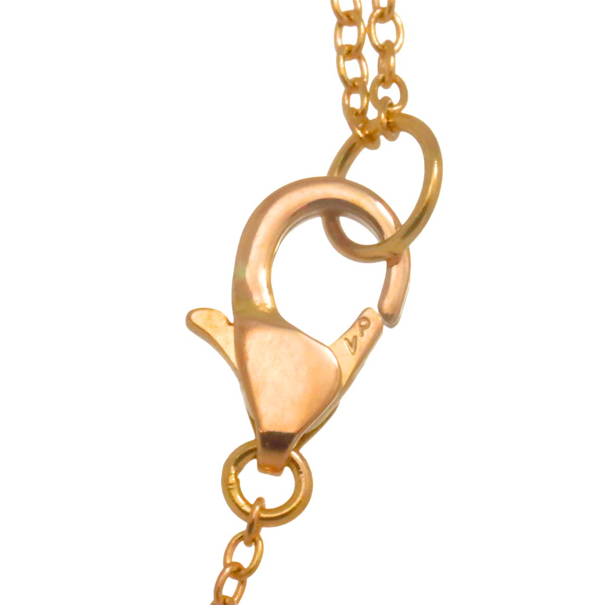 Sapphire 0.20ct Necklace 18K PG 750