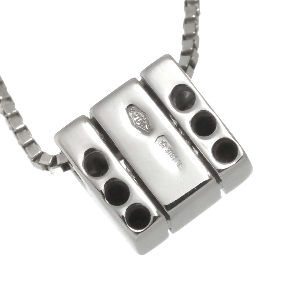 Belle Epoque Ruby Diamond Necklace 18K WG 750