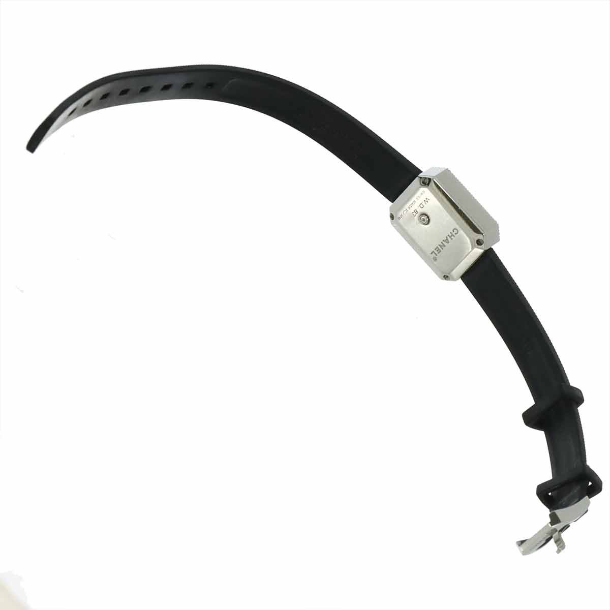 Premiere H2434 Bezel Diamond 4P Rubber Belt Black Dial Ladies