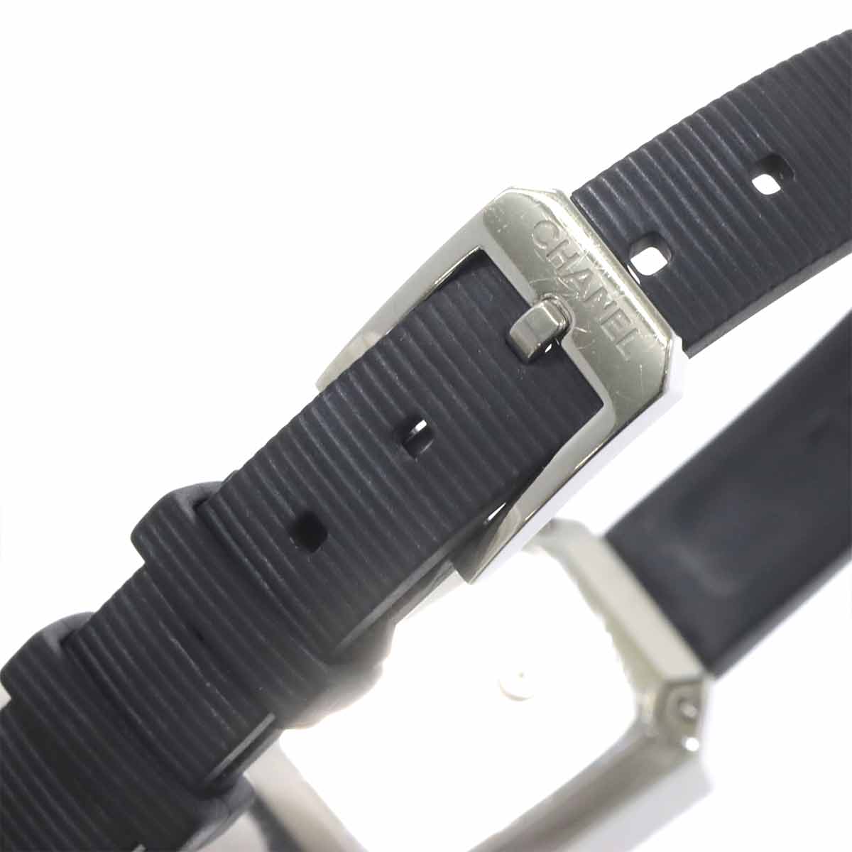 Premiere H2434 Bezel Diamond 4P Rubber Belt Black Dial Ladies