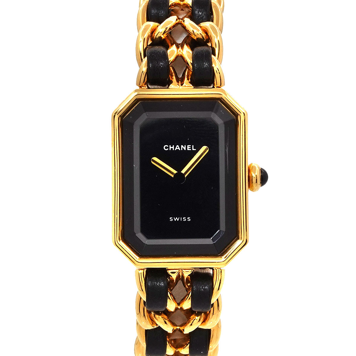 Premiere Size S H0001 Vintage Quartz Black Dial Ladies Watch