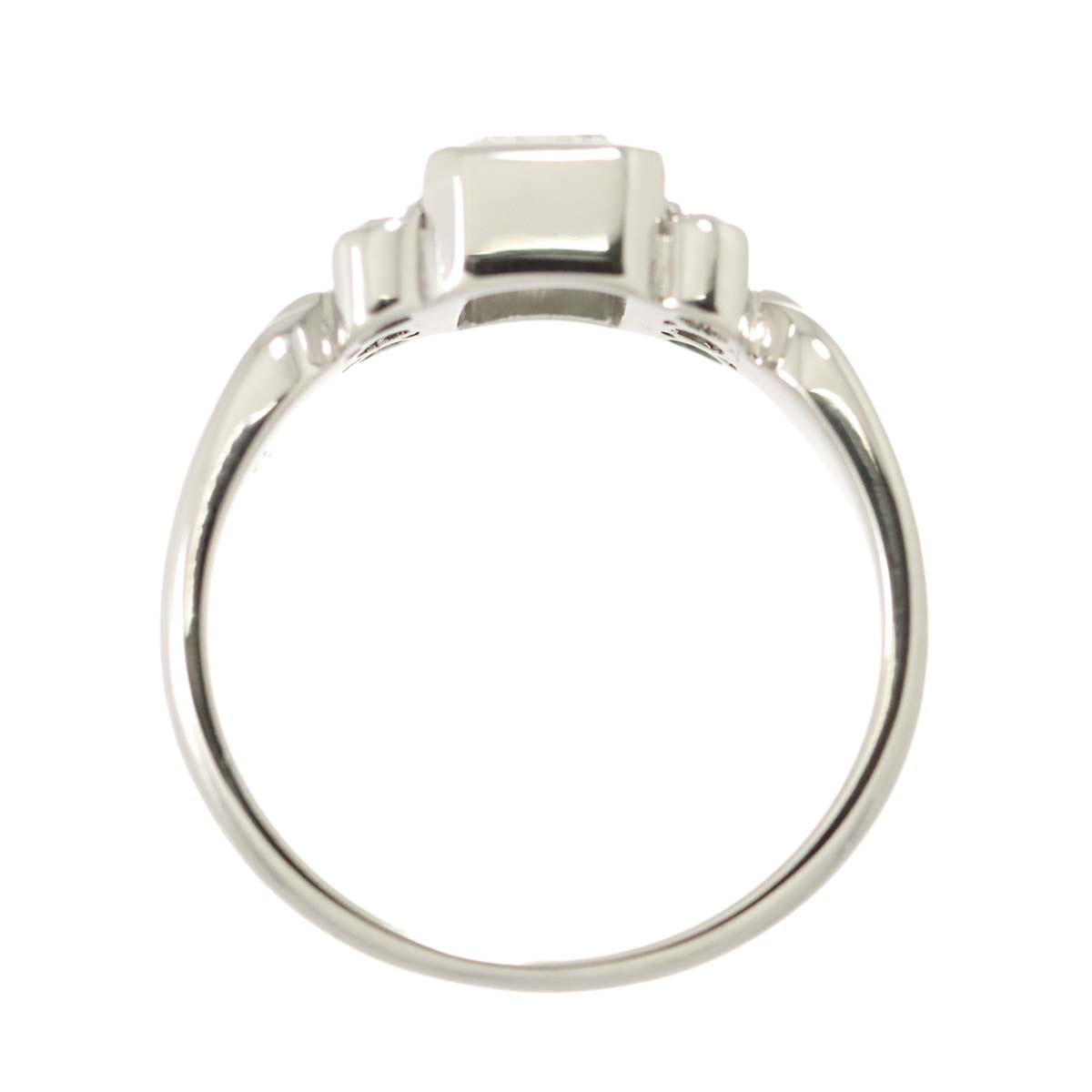 Diamond 1.104ct/0.18ct Ring Pt Platinum size6.25-6.5(US)