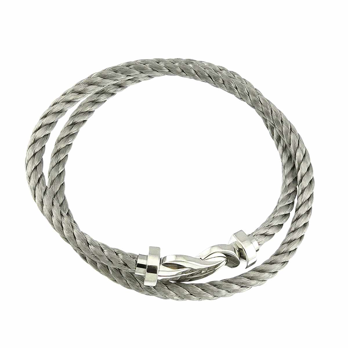 Chance Infini Bracelet LM 18K White Gold 750 Steel size18