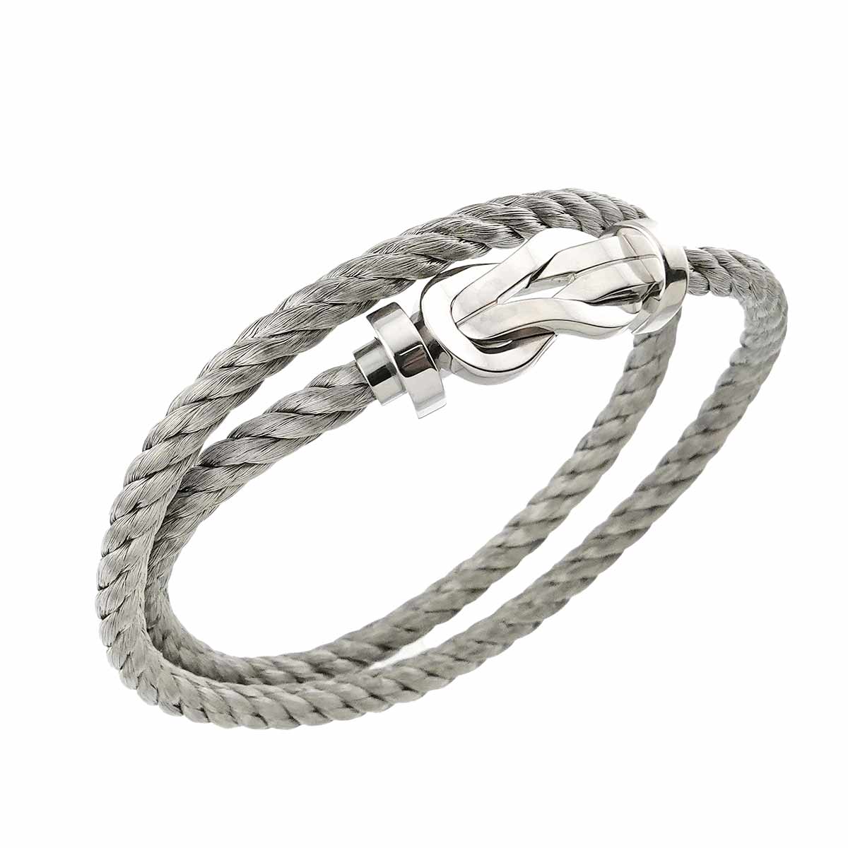 Chance Infini Bracelet LM 18K White Gold 750 Steel size18