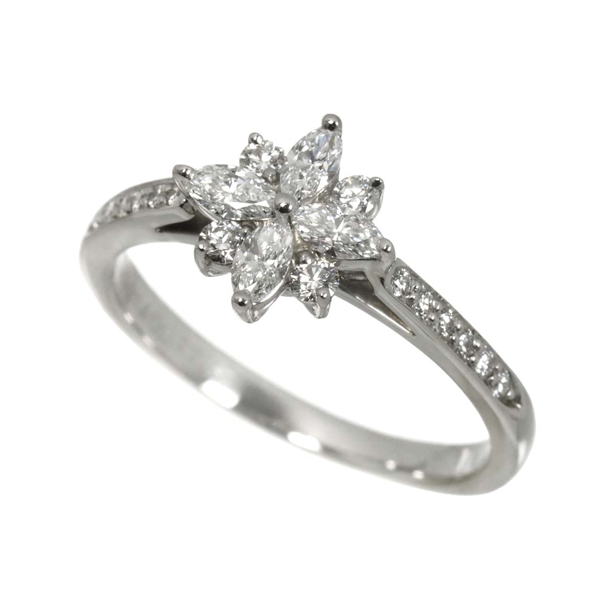 Victoria Diamond Ring Platinum Size5.5-5.75(US)