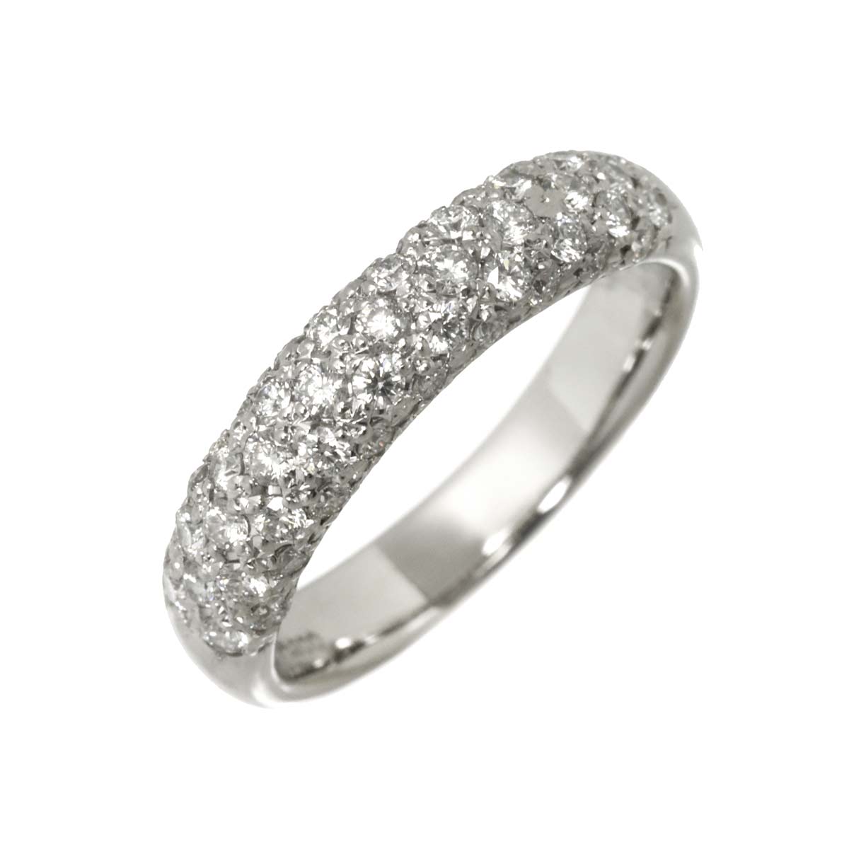 Diamond 0.61ct Ring Platinum size6-6.25(US)