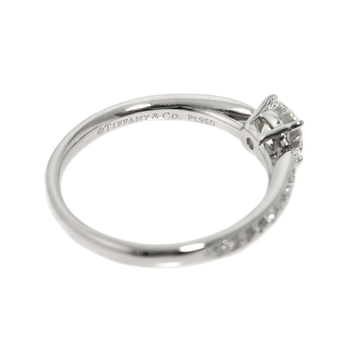 Harmony Diamond 0.49ct G/VS1/3EX Ring Pt Size5.25-5.5(US)