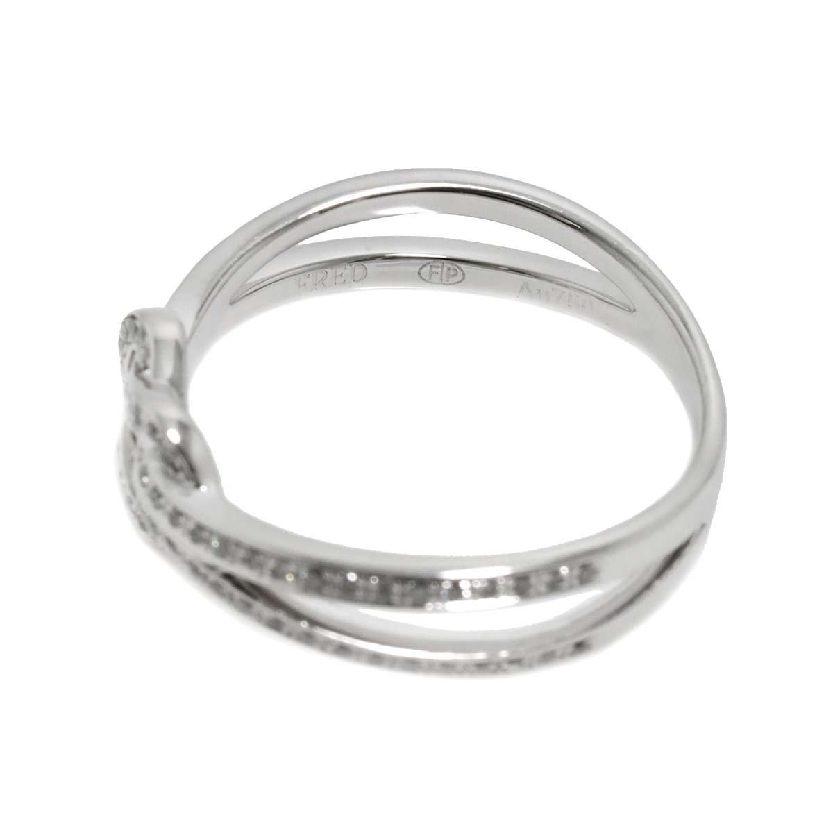 Chance Infinie Small Diamond Ring 18K WG Size47 4-4.5(US)
