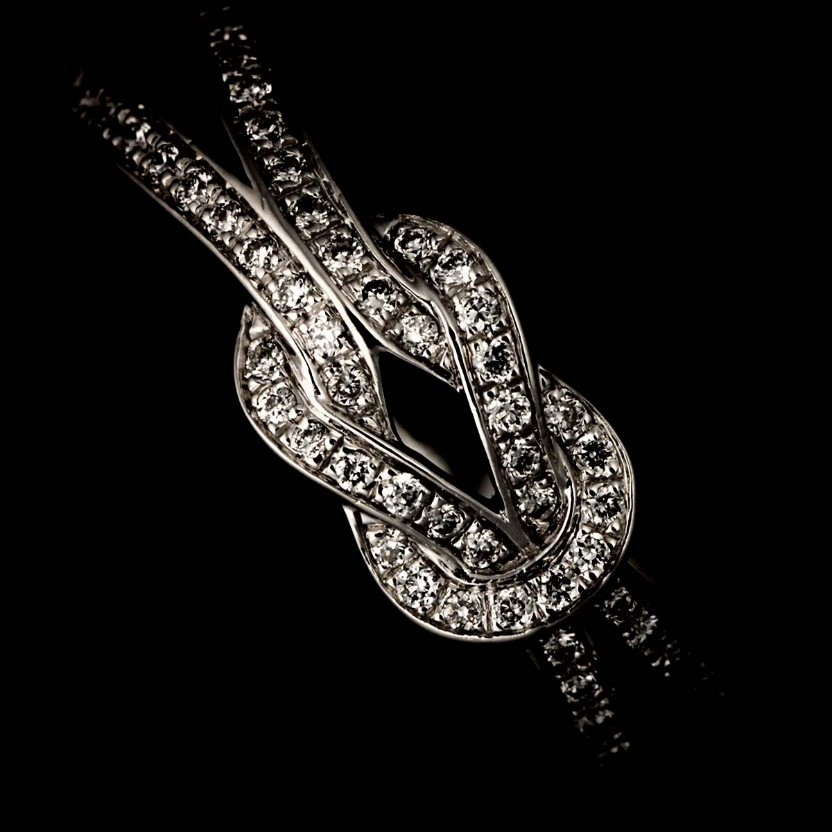 Chance Infinie Small Diamond Ring 18K WG Size47 4-4.5(US)