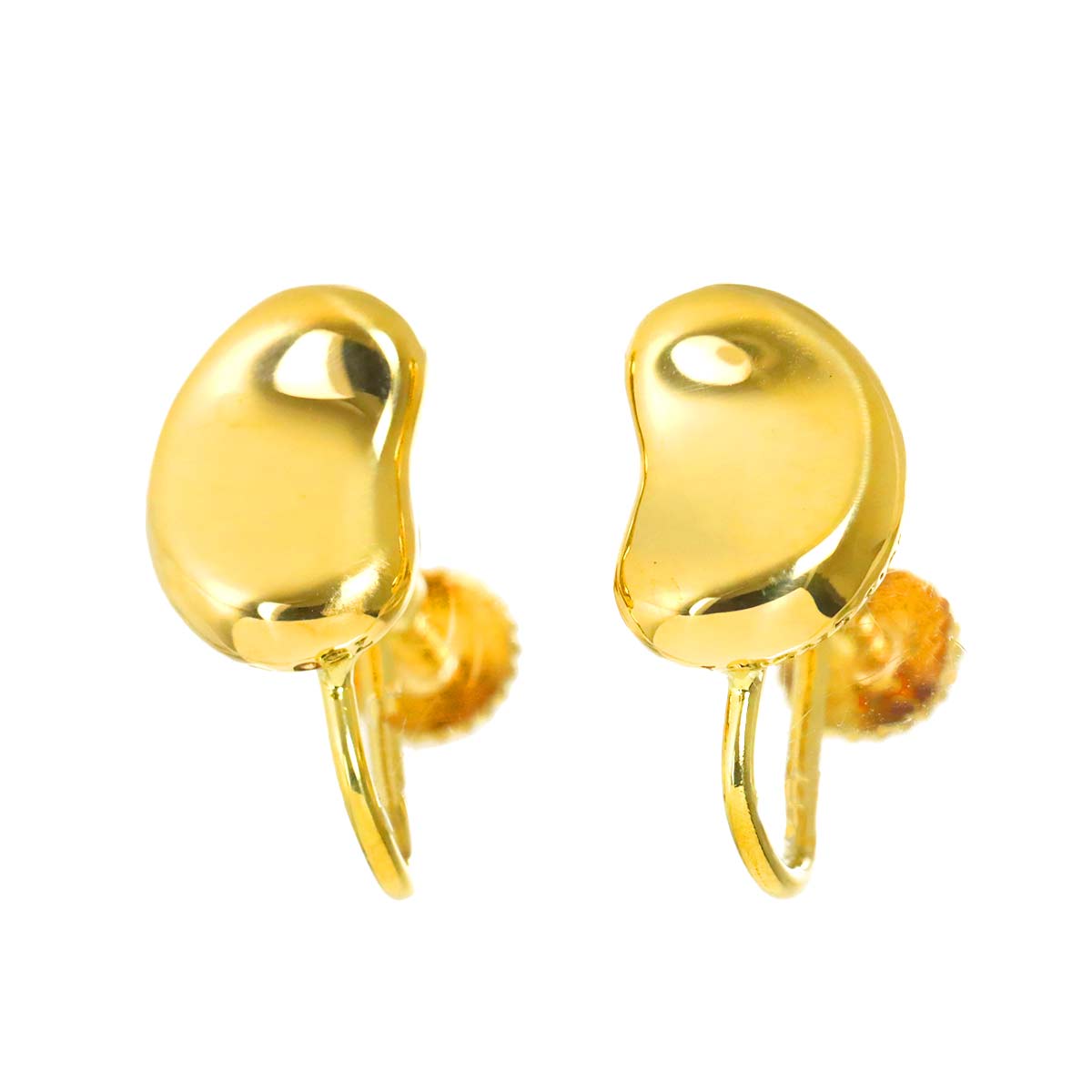 Bean Earrings 18K Yellow Gold 750