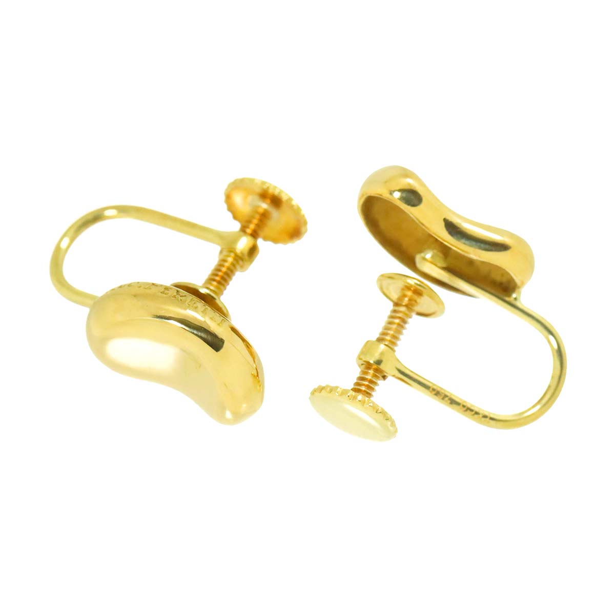 Bean Earrings 18K Yellow Gold 750