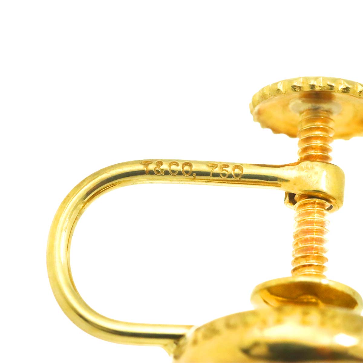 Bean Earrings 18K Yellow Gold 750