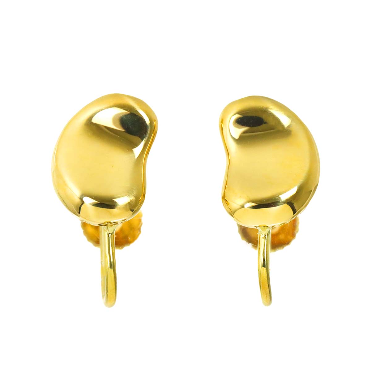 Bean Earrings 18K Yellow Gold 750