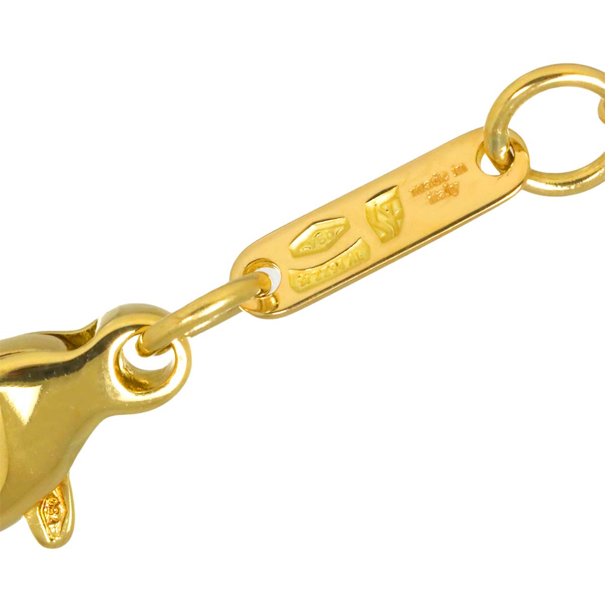 Peridot Diamond Necklace 18K YG 750