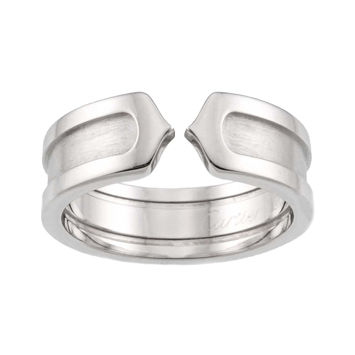 C2 2C Ring 18K White Gold 750 size56 7.25-7.5(US)
