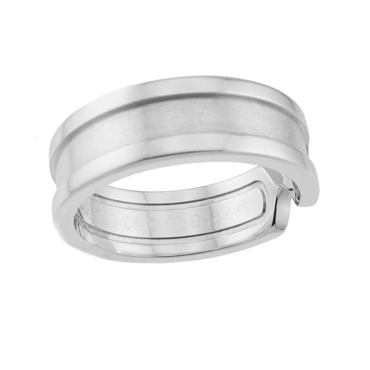 C2 2C Ring 18K White Gold 750 size56 7.25-7.5(US)