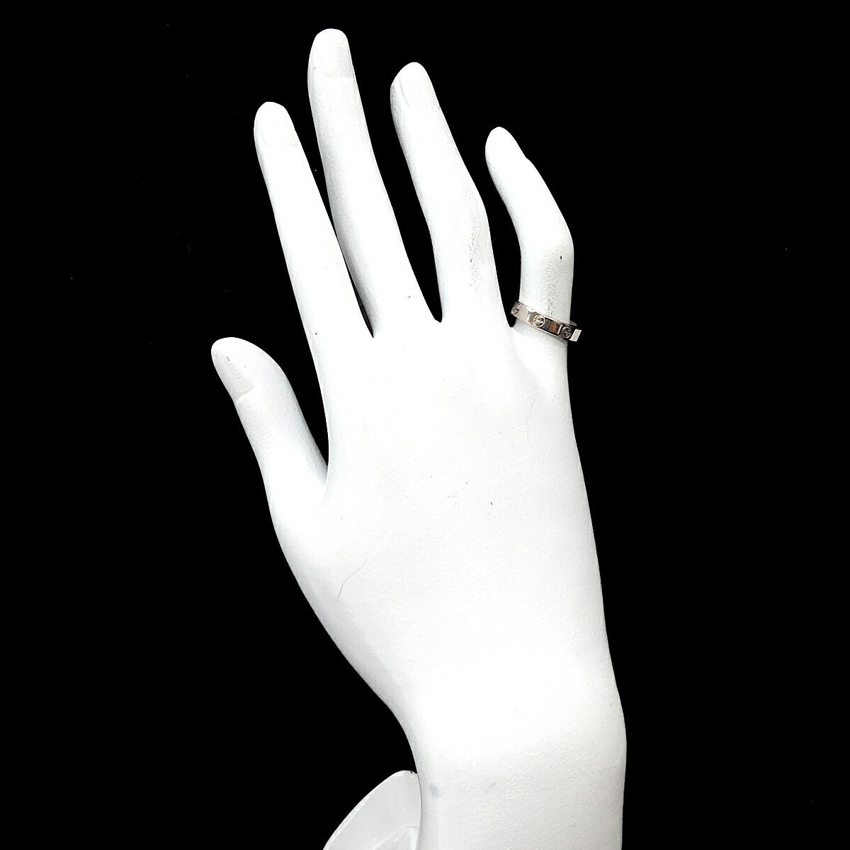 Mini Love Ring 18K White Gold 750 size50 5.25(US)