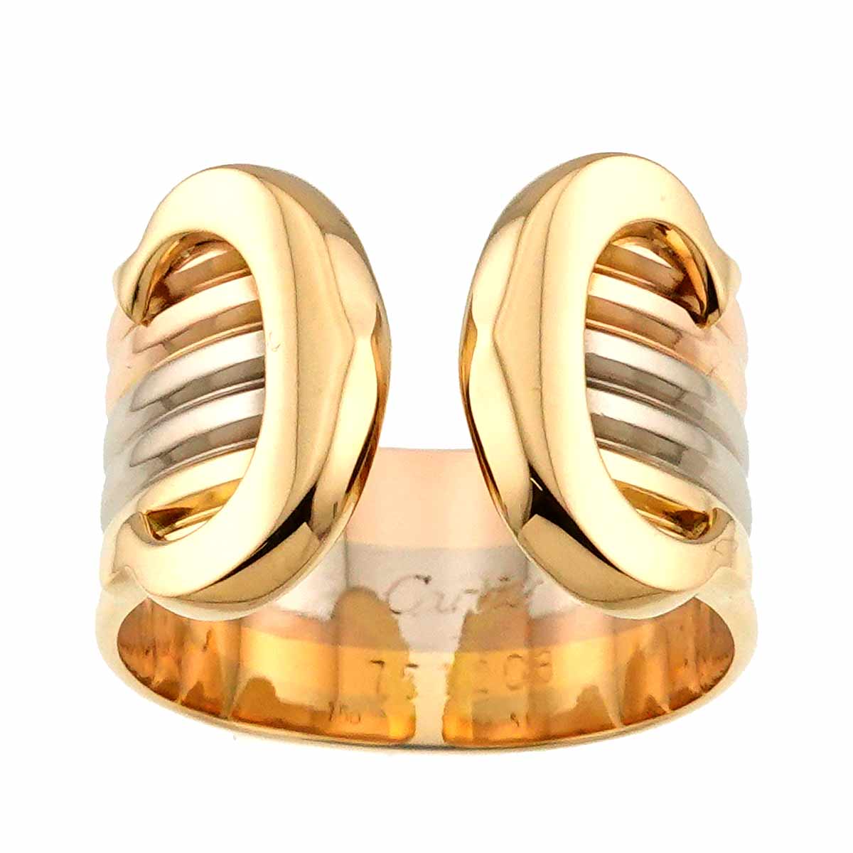 C2 Ring 18K YG WG PG 750 Size51 5.25(US)