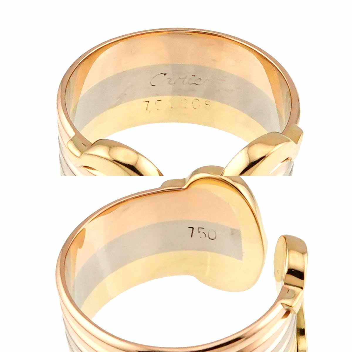 C2 Ring 18K YG WG PG 750 Size51 5.25(US)