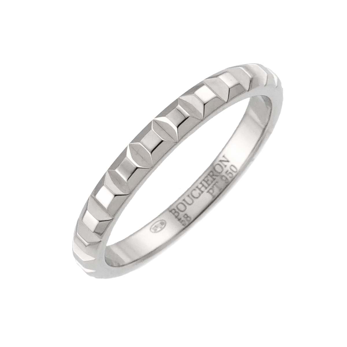 Quatre clou de paris Ring Pt Platinum Size58 8-8.25(US)