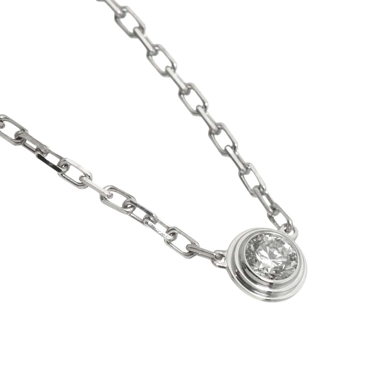 d Amour SM Diamond Necklace 18K WG 750