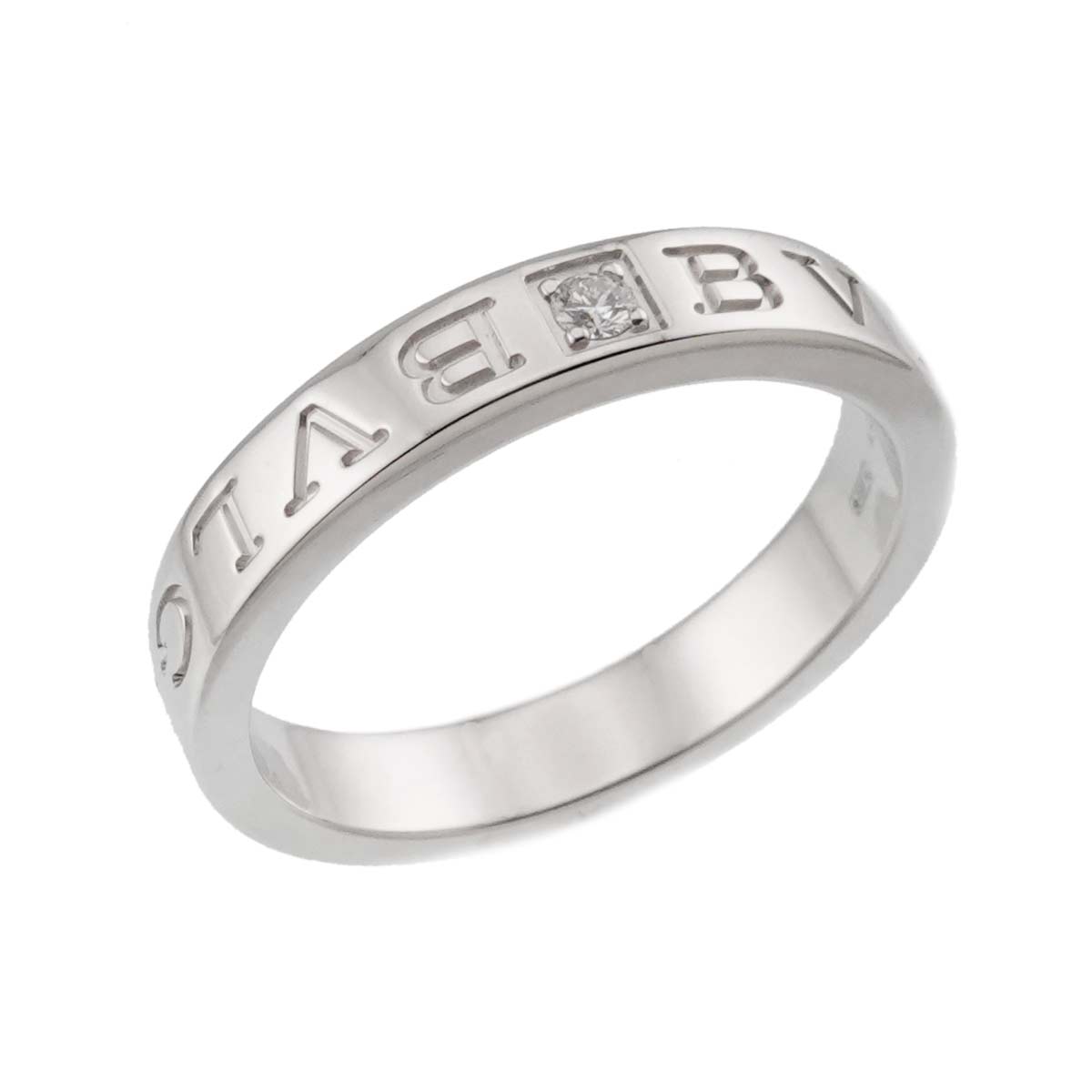 B-ZERO1 Diamond 1P Ring 18K WG 750 size9-9.5(US)