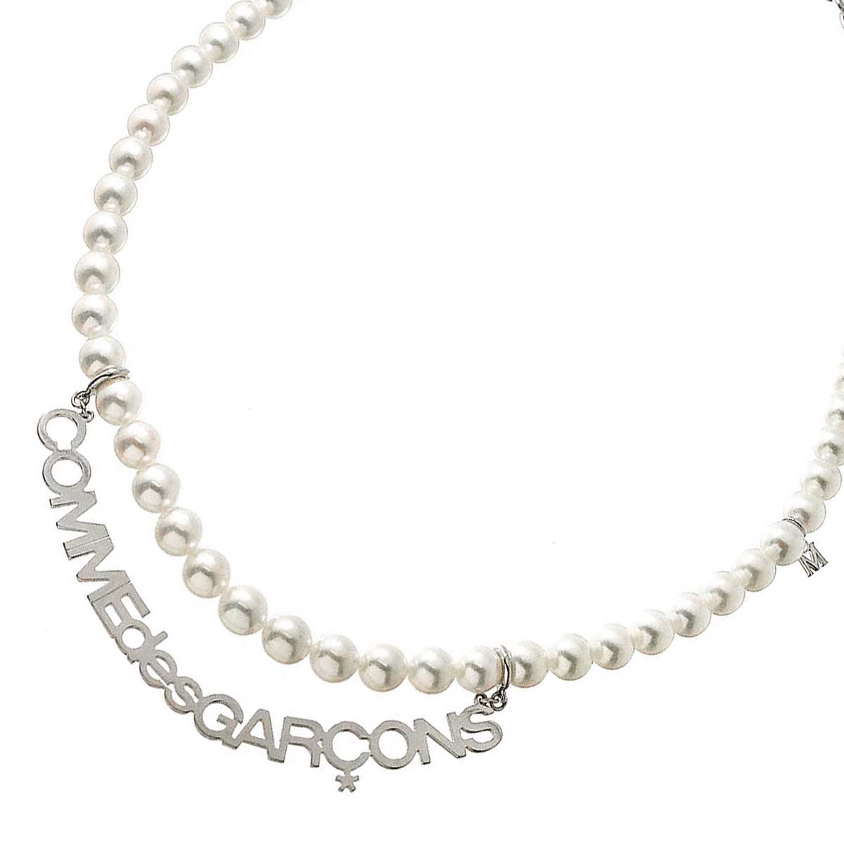 Comme des Garcons Akoya Pearl 7.8-6.5mm Necklace SV 925