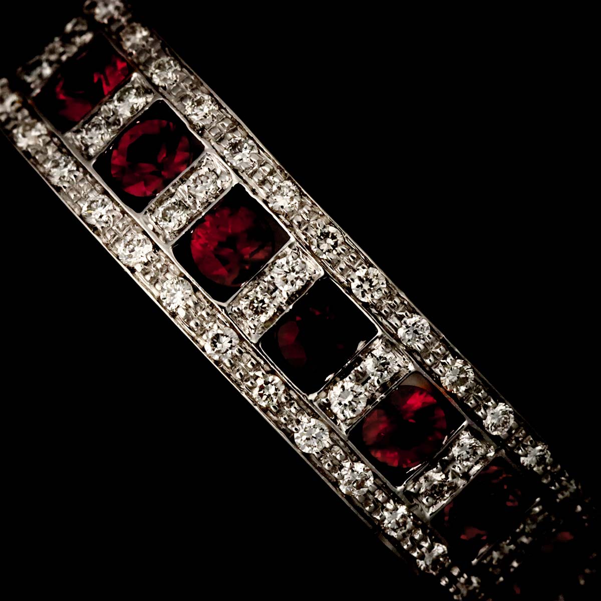 Belle Epoque Diamond Ring 18K WG 750 Size6-6.25(US)