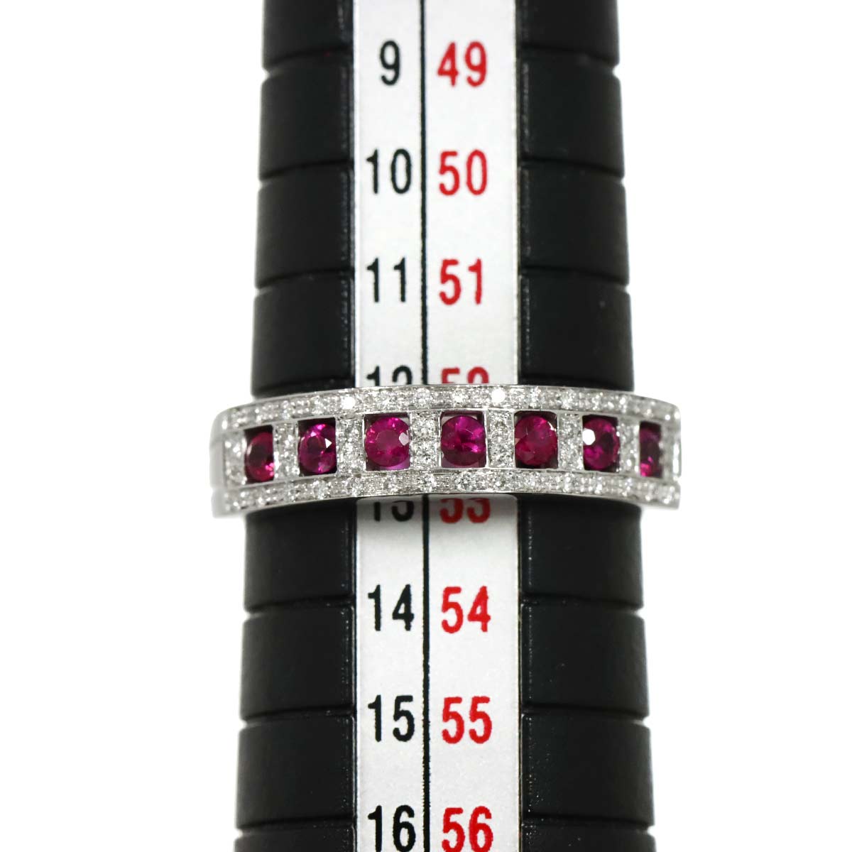 Belle Epoque Diamond Ring 18K WG 750 Size6-6.25(US)