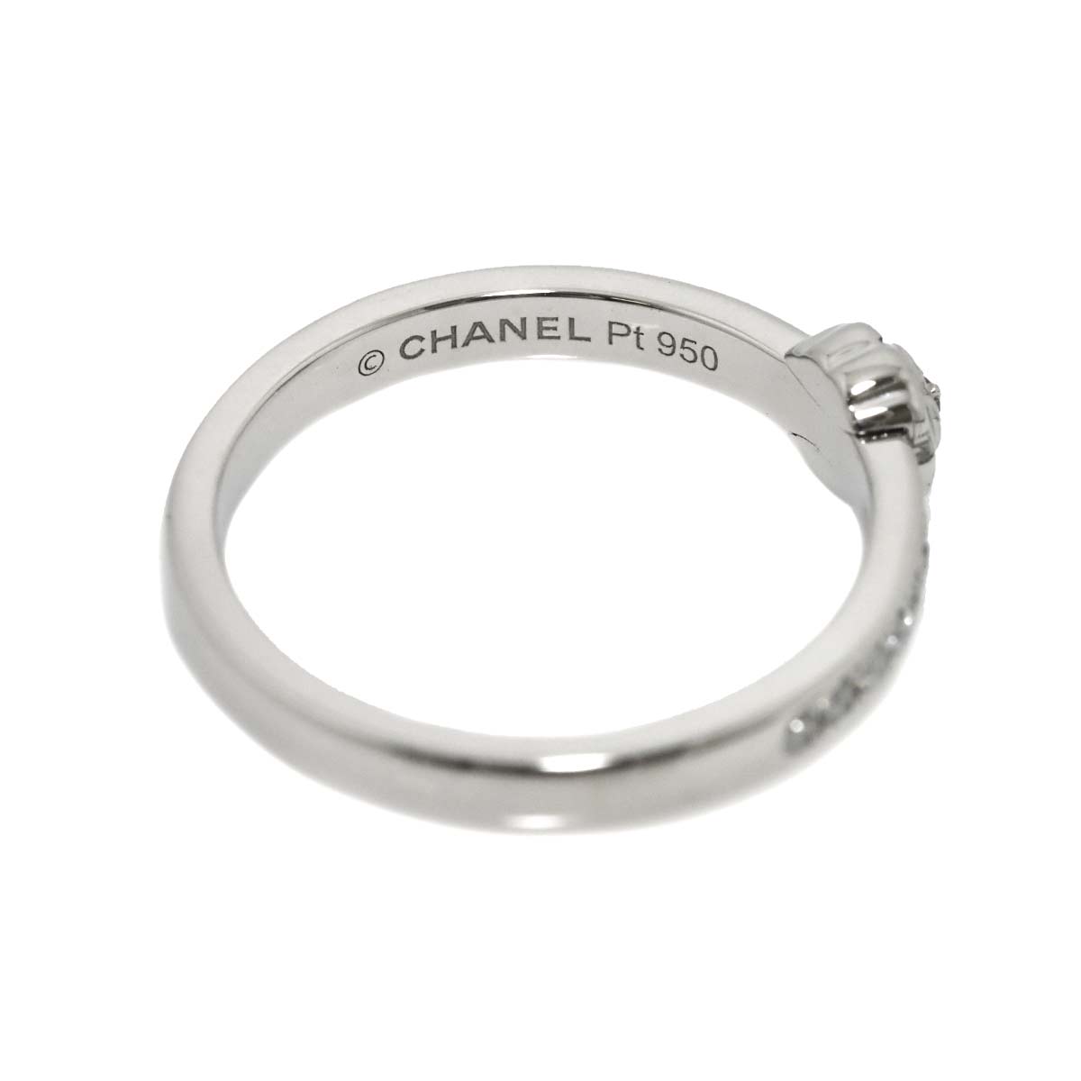 Camellia Diamond Ring Platinum size51 5.25-5.5(US)