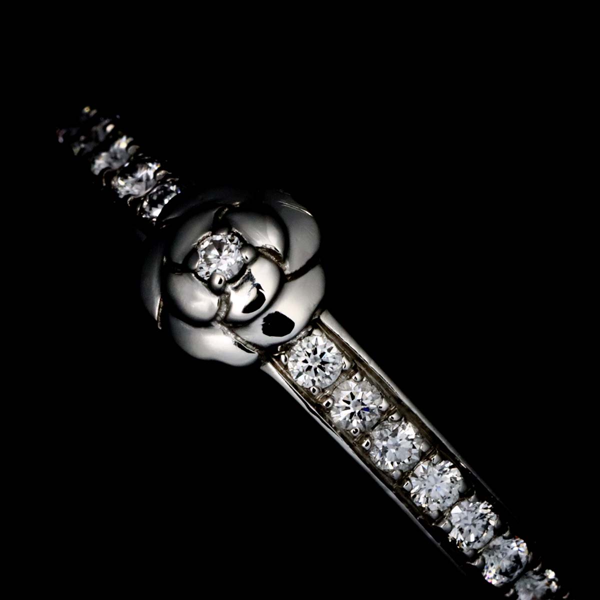 Camellia Diamond Ring Platinum size51 5.25-5.5(US)